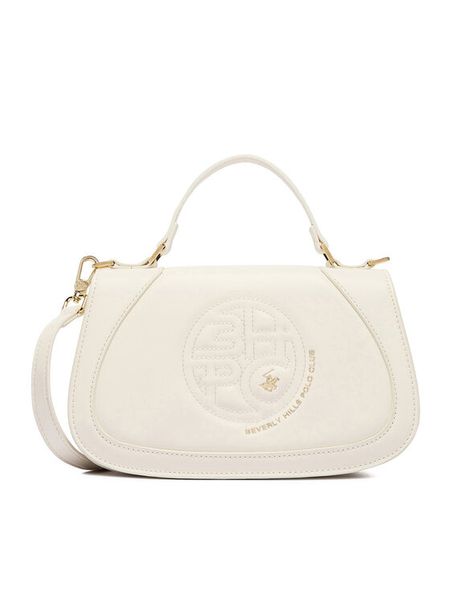 Beverly Hills Polo Club Torebka CEO-BHPC-L-003-09 Écru. Torebki klasyczne Beverly Hills Polo Club, bez wzorów, z materiału, bez dodatków. Za 169,99 zł.