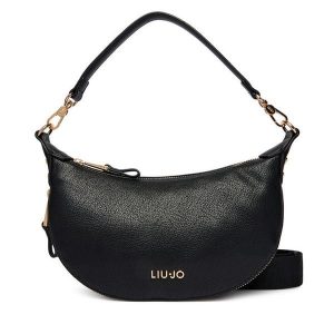 Torebka Liu Jo. Czarne torebki klasyczne Liu Jo, bez wzorów, bez dodatków. Za 559,99 zł.