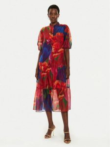 Ted Baker Sukienka koszulowa Miru 275588 Kolorowy Loose Fit. Sukienki Ted Baker, bez wzorów, z syntetyku, bez kołnierzyka, bez ramiączek, koszulowe. Za 669,99 zł.