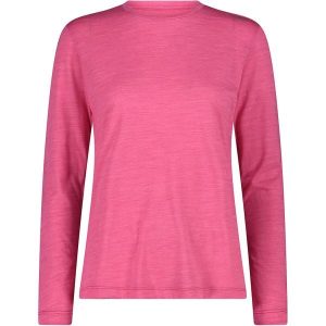 Koszulka damska turystyczna CMP 34N0886. Czerwone bluzki CMP, l, bez wzorów, sportowe, bez kołnierzyka, bez ramiączek. Za 241,50 zł.