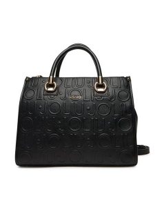 Liu Jo Torebka Ecs M Satchel AF5008 E0538 Czarny. Czarne torebki klasyczne Liu Jo, bez wzorów, ze skóry, bez dodatków. Za 459,99 zł.