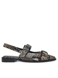 Badura Baleriny ELDER-02 Czarny. Czarne balerinki Badura, bez wzorów, z lakierowanej skóry, bez obcasa, bez zapięcia. Za 349,99 zł.