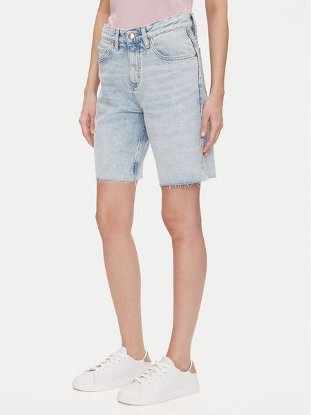 Lee Szorty jeansowe Rider 112363533 Niebieski Loose Fit. Niebieskie szorty Lee, bez wzorów, z bawełny. Za 149,99 zł.