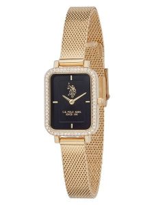 U.S. Polo Assn. Zegarek kwarcowy w kolorze złoto-czarnym rozmiar: onesize. Czarne, analogowe zegarki U.S. Polo Assn. Za 217,99 zł.