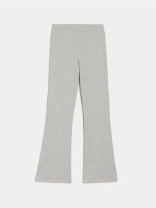 Legginsy z rozszerzaną nogawką - szary. Szare legginsy Sinsay, bez wzorów. Za 29,99 zł.