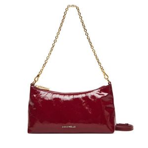 Torebka Coccinelle. Czerwone torebki klasyczne Coccinelle, bez wzorów, bez dodatków. Za 629,99 zł.