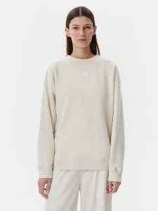 Puma Bluza Ess 685401 Beżowy Oversize. Brązowe bluzy Puma, s, bez wzorów, z bawełny, bez kaptura. Za 139,99 zł.