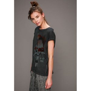 Medicine - Top by Dżo Lama, Tattoo Konwent. Szare t-shirty marki MEDICINE, z nadrukiem, z bawełny, z okrągłym kołnierzem, z krótkim rękawem. W wyprzedaży za 39,90 zł.