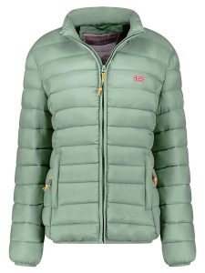 Geographical Norway Kurtka pikowana "Atikolor" w kolorze miętowym rozmiar: XXL. Zielone kurtki Geographical Norway, xxl, bez wzorów, bez kaptura. Za 123,53 zł.