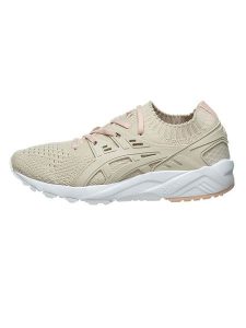 Asics Sneakersy "Gel Kayano" w kolorze beżowym rozmiar: 37,5. Brązowe trampki ASICS, bez wzorów, z materiału, bez zapięcia. Za 139,20 zł.