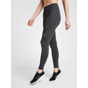 Długie legginsy damskie Newline Hw. Szare legginsy Newline, bez wzorów, długie. Za 284,00 zł.