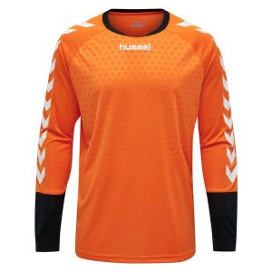 Bluza Bramkarska Hummel. Brązowe bluzy Hummel, m, bez wzorów, bez kaptura. Za 218,50 zł.