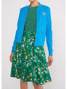 Blutsgeschwister Spódnica "Fullmoon" w kolorze zielonym rozmiar: M. Zielone spódnice Blutsgeschwister, na imprezę, m, bez wzorów, z bawełny, klasyczne, midi. Za 121,80 zł.