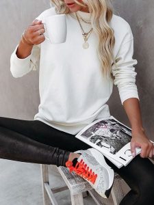 LA Angels Bluza w kolorze białym rozmiar: M. Białe bluzy LA Angels, m, bez wzorów, bez kaptura. Za 139,87 zł.