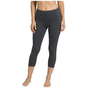Prana Ladies Legíny Transform High Waist Capri Charcoal Heather (Rozmiar M). Spodnie z wysokim stanem marki PrAna. W wyprzedaży za 202,00 zł.