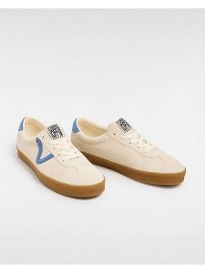 Vans Skórzane sneakersy w kolorze beżowym rozmiar: 41. Brązowe trampki Vans, bez wzorów, bez zapięcia. Za 166,88 zł.