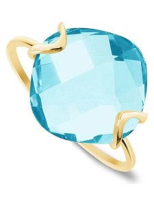 OR Carats Złoty pierścionek z kwarcem rozmiar: 58. Niebieskie pierścionki OR Carats, z kwarcem, złote. Za 869,99 zł.