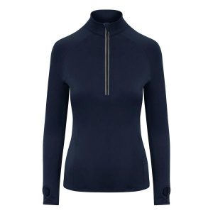 Bluza Damska CoolFlex Half Zip Top. Niebieskie bluzy JUST COOL, s, bez wzorów, bez kaptura. Za 128,99 zł.