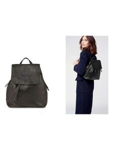 Christian Laurier Skórzany plecak "Roxy" w kolorze czarnym - 30 x 32 x 10 cm rozmiar: onesize. Czarne plecaki Christian Laurier. Za 291,51 zł.