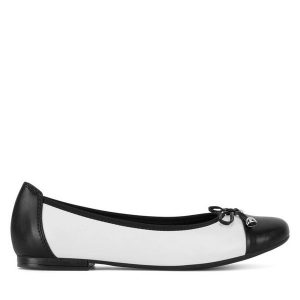 Baleriny Lasocki. Białe balerinki Lasocki, bez wzorów, bez obcasa, bez zapięcia. Za 149,99 zł.