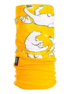 Buff Szal-koło w kolorze żółtym - 63 x 22 cm rozmiar: onesize. Żółte szaliki Buff, bez wzorów, z materiału. Za 48,45 zł.