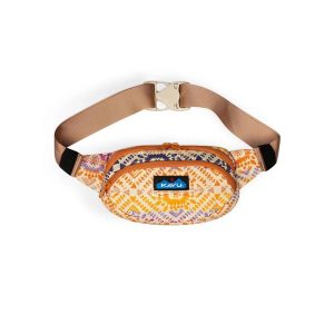 Nerka Kavu Canvas Spectator - trail chic. Żółte nerki i saszetki KAVU, bez wzorów. Za 119,99 zł.