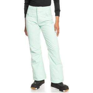 Spodnie narciarskie damskie Roxy Diversion. Zielone spodnie sportowe Roxy, na zimę, s, bez wzorów, z poliesteru, narciarskie. Za 374,00 zł.