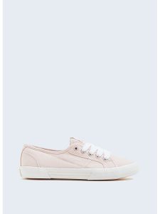 Pepe Jeans FOOTWEAR Sneakersy w kolorze jasnoróżowym rozmiar: 38. Różowe trampki Pepe Jeans FOOTWEAR, bez wzorów, z jeansu, bez zapięcia. Za 127,05 zł.
