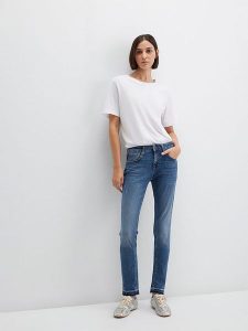 MAVI Dżinsy - Slim fit - w kolorze niebieskim rozmiar: W29/L32. Niebieskie jeansy Mavi, bez wzorów. Za 139,95 zł.