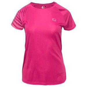 T-shirt Damski Z Krótkim Rękawem Hida. Czerwone t-shirty IQ, bez wzorów, bez kołnierzyka, bez ramiączek. Za 82,99 zł.