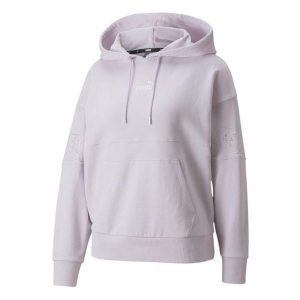 Bluza Z Logo Power Stardust Dla Kobiet. Fioletowe bluzy Puma, bez wzorów, bez kaptura. Za 222,99 zł.