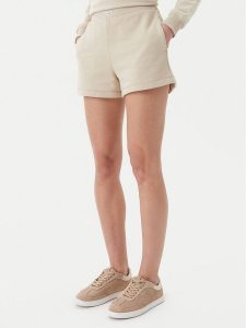 Calvin Klein Jeans Szorty sportowe Placed Institutional J20J225525 Beżowy Regular Fit. Brązowe spodenki sportowe Calvin Klein Jeans, xxl, bez wzorów, z bawełny. Za 159,99 zł.