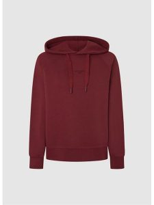 Pepe Jeans Bluza w kolorze bordowym rozmiar: M. Czerwone bluzy Pepe Jeans, m, bez wzorów, z bawełny, z kapturem. Za 175,67 zł.