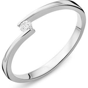 Revoni Złoty pierścionek z diamentem rozmiar: 56. Szare pierścionki Revoni, z diamentem, złote. Za 991,99 zł.