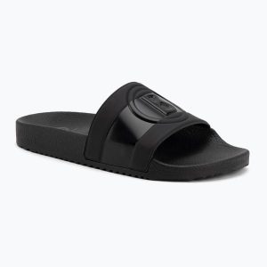 Klapki damskie BOGNER Belize 7 E. Czarne klapki Bogner, bez wzorów, z materiału, bez obcasa. Za 289,99 zł.