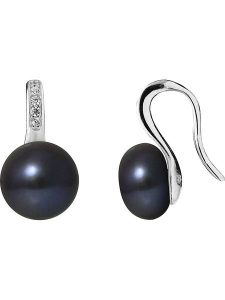 Pearl Addict Srebrne kolczyki z perłami rozmiar: onesize. Czarne kolczyki Pearl Addict, z perłą, srebrne. Za 342,60 zł.
