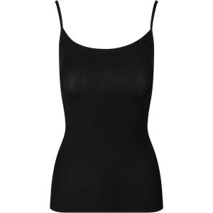 Damski tank top Urban Classics Bamboo (x2). Czarne topy Urban Classics, bez wzorów, eleganckie, bez kołnierzyka, bez ramiączek. Za 102,50 zł.