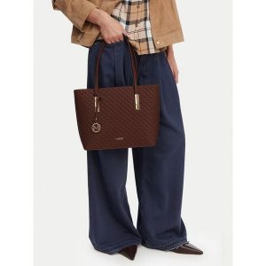 Torebka MEXX. Brązowe shopper bag Mexx, bez wzorów, bez dodatków. Za 139,99 zł.