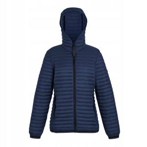 Kurtka Ocieplana Damska Rigain. Niebieskie kurtki Regatta, bez wzorów, z puchu, bez kaptura. Za 151,99 zł.