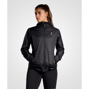 Kurka wiatówka damska. Czarne kurtki NORDICDOTS, m, bez wzorów, z nylonu, bez kaptura. Za 365,00 zł.