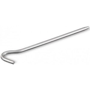 Aluminiowe szpilki namiotowe Hannah Pin Al x 6 sztuk. Szare szpilki Hannah, bez wzorów, bez obcasa. Za 25,99 zł.