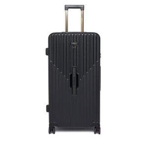 Walizka duża Guess. Czarne walizki Guess, z aplikacjami, duże. Za 769,99 zł.