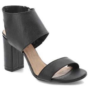 Czarne Sandały Armodo Eleganckie Skórzane Buty. Czarne sandały Armodo, z aplikacjami, ze skóry, bez obcasa, na obcasie, bez zapięcia. Za 319,00 zł.