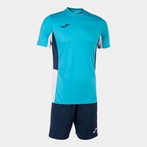 Zestaw Sportowy Joma Danubio II 4XS - Turkus i Marynarka. Niebieskie marynarki i żakiety JOMA, xs, bez wzorów, z dresówki, sportowe. Za 180,99 zł.