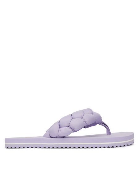 Tommy Jeans Japonki Braided Thong Beach Sandal EN0EN02877 Fioletowy. Fioletowe klapki Tommy Jeans, bez wzorów, z jeansu, bez obcasa. Za 129,99 zł.