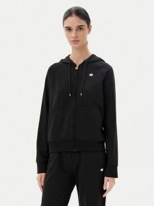 EA7 Emporio Armani Bluza 7W000078 AF13135 UC001 Czarny Regular Fit. Czarne bluzy EA7 Emporio Armani, xs, bez wzorów, z bawełny, bez kaptura. Za 309,99 zł.