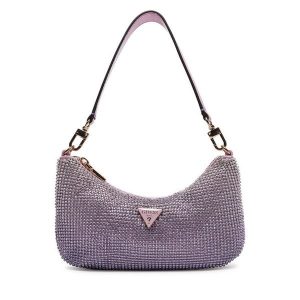 Torebka Guess. Fioletowe torebki klasyczne Guess, z aplikacjami, bez dodatków. Za 419,99 zł.