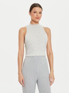 American Vintage Top Ruzy RUZ01AE24 Szary Regular Fit. Szare topy American Vintage, l, bez wzorów, z syntetyku, vintage, bez kołnierzyka, bez ramiączek. Za 129,99 zł.