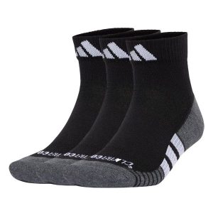 Skarpety Performance CLIMACOOL Cushioned Quarter 3-Pack. Białe skarpetki ADIDAS, bez wzorów, z materiału. Za 64,95 zł.