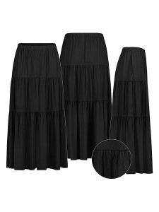 Eight2Nine Spódnica w kolorze czarnym rozmiar: XL. Czarne spódnice Eight2Nine, xl, bez wzorów, maxi. Za 86,99 zł.